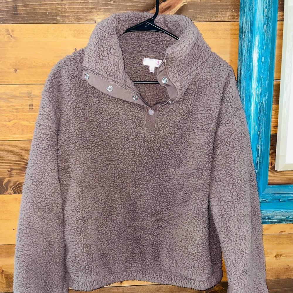 Target So half zip up sweater
